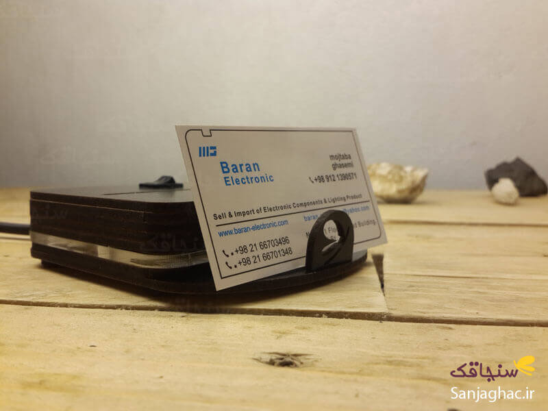 base cart model 3d illusion led lamps - تصویر پایه بالبینگ طرح جا کارتی