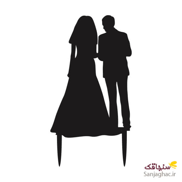 عروس و داماد 22 دوشا دوش هم مشکی