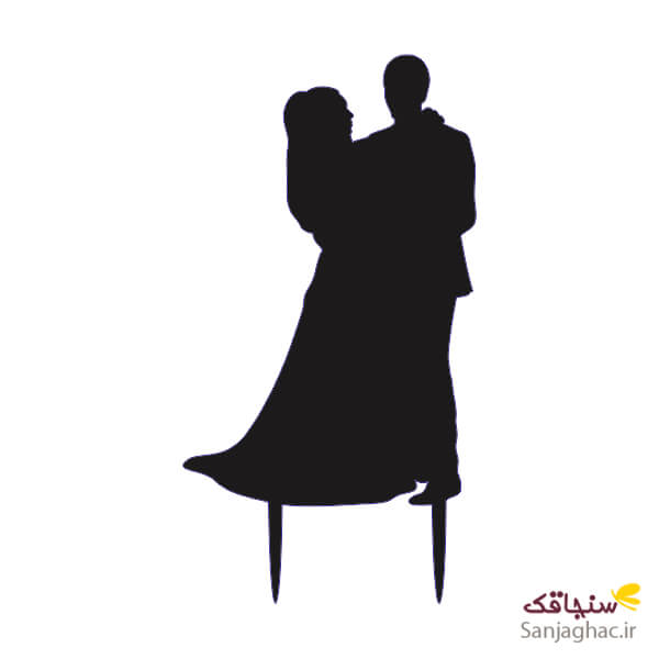 عروس و داماد 23 در اغوش هم مشکی