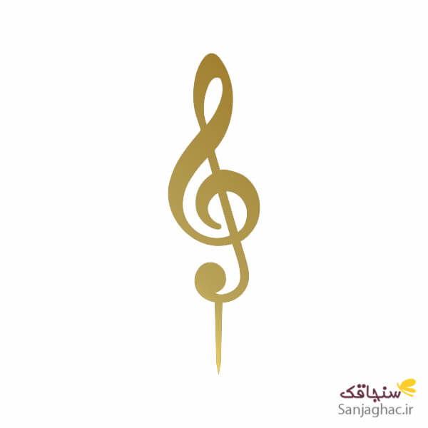 تاپر کیک مدل کلید سل , طلایی