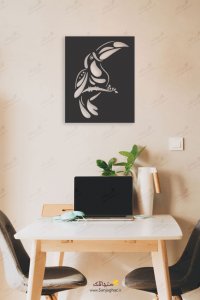 استیکر دیواری چوبی توکان، دیوارکوب چوبی توکان، استیکر دیواری چوبی، دیوارکوب چوبی، استیکر دیواری چوبی فانتزی، استیکر چوبی