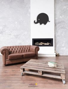 Swallow design wooden wall sticker 2 2