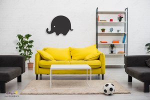 Swallow design wooden wall sticker 5 2